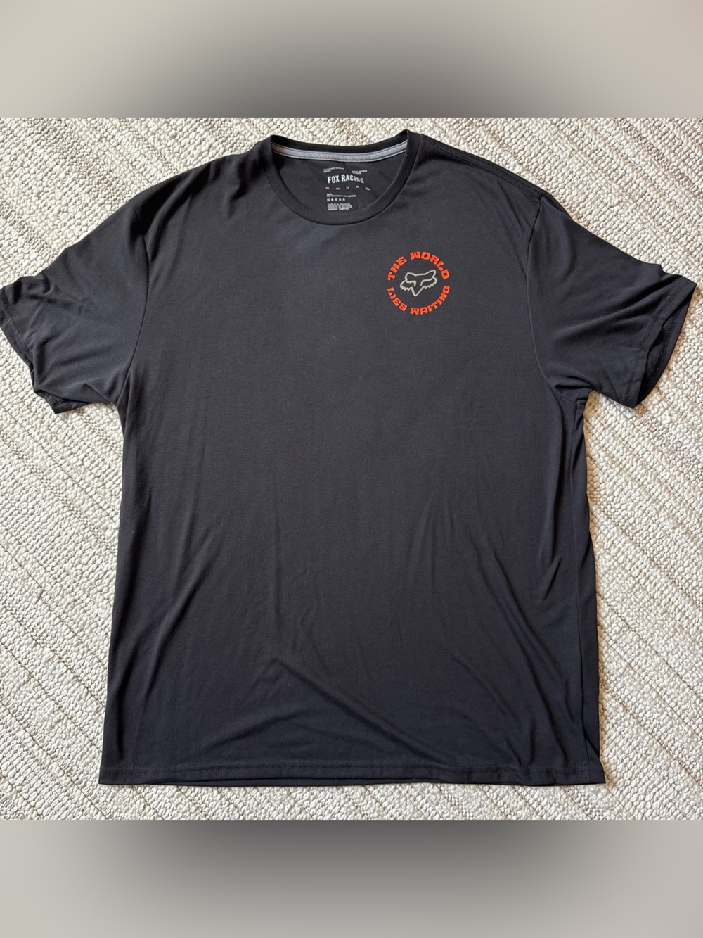 Fox Racing Pre Cog Short Sleeve Tech Tee! Size XXL Mens! Black & Orange